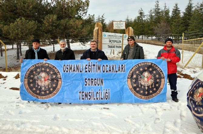 Sorgun’da Yaban Hayvanları İçin Doğaya Yiyecek Bırakıldı