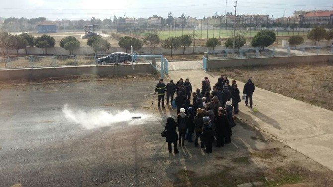 Marmaraereğlisi’nde Yangın Tatbikatı