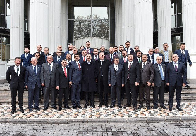 Tobb Başkanı Hisarcıklıoğlu, Gto Yönetimine “Hayırlı Olsun” Ziyaretinde Bulundu