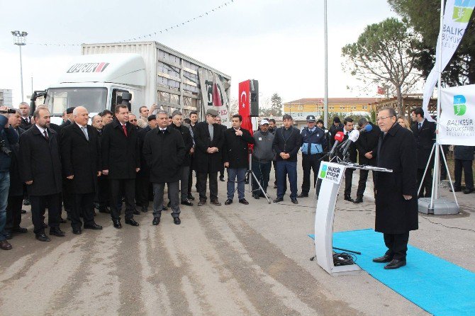 Büyükşehir’den Halep’e Yardım Tır’ı