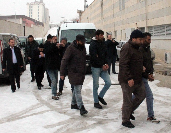 Elazığ’da Pkk Soruşturmasında 12 Şüpheli Adliyeye Sevk Edildi