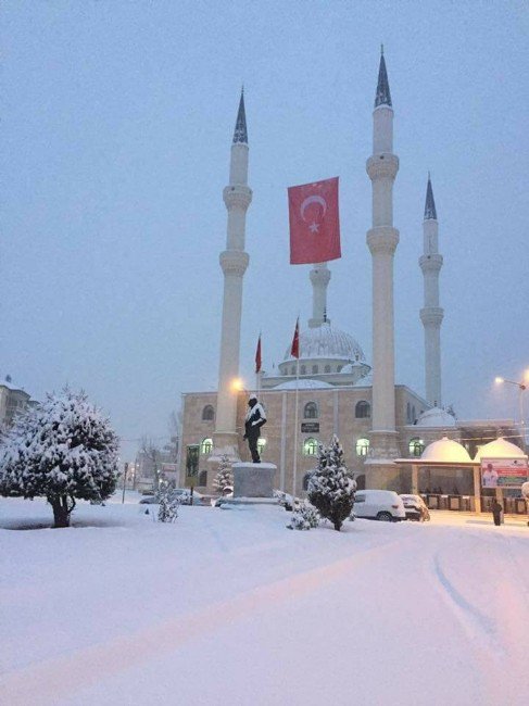 Korkuteli’de Kar Manzaraları