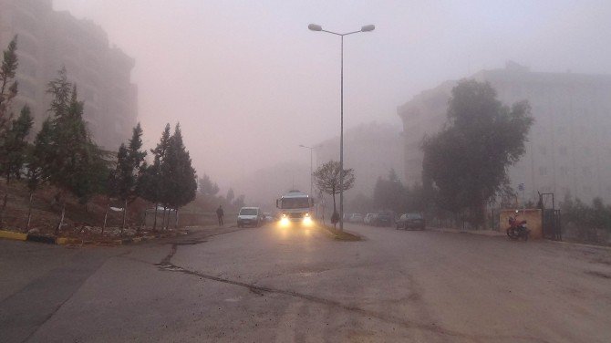 Kilis’te Yoğun Sis Etkili Oldu