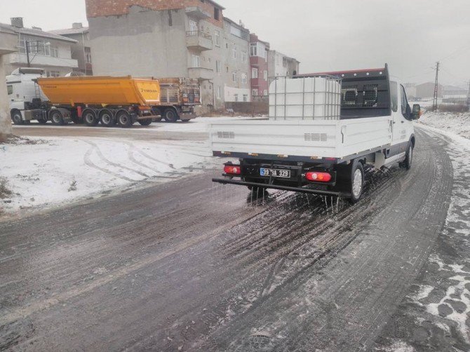 Kırklareli Belediyesi’nden Kar Önlemi