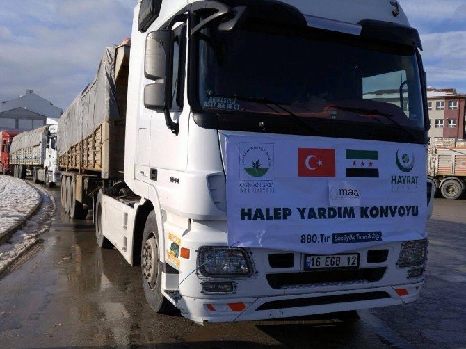 Bozüyük’ten Halep’e Kömür Yardımı Yola Çıktı