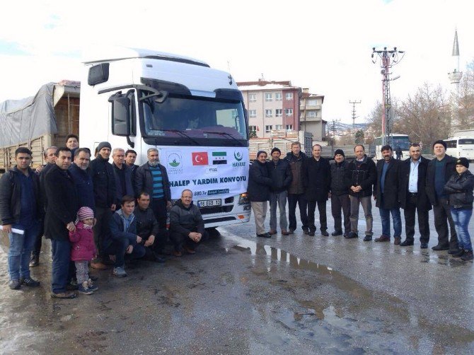 Bozüyük’ten Halep’e Kömür Yardımı Yola Çıktı