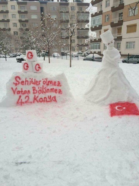 Konya’da Kardan Manzaralar