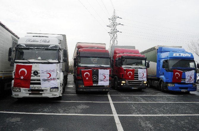 Tekstil Ve Hazır Giyim Sektörü Temsilcilerinden Halep’e 21 Tır Yardım