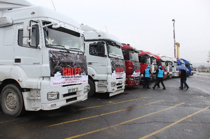 Halep’e Tekirdağ’dan Dev Yardım