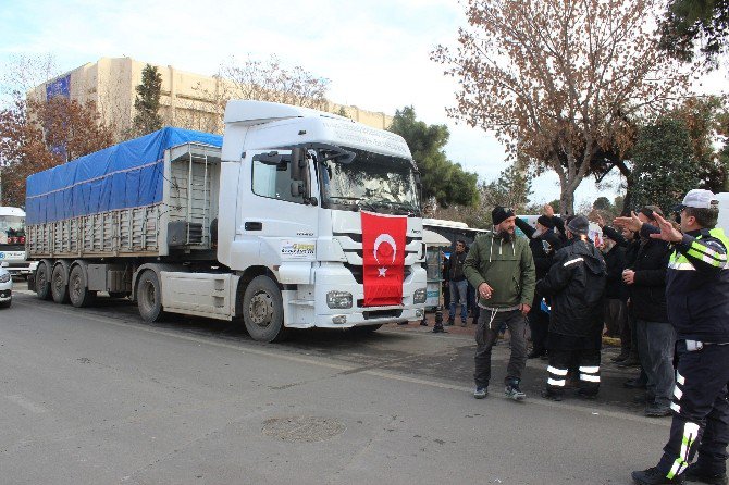 Tekirdağ’dan Halep’e 1 Yardım Tırı Daha Gönderildi