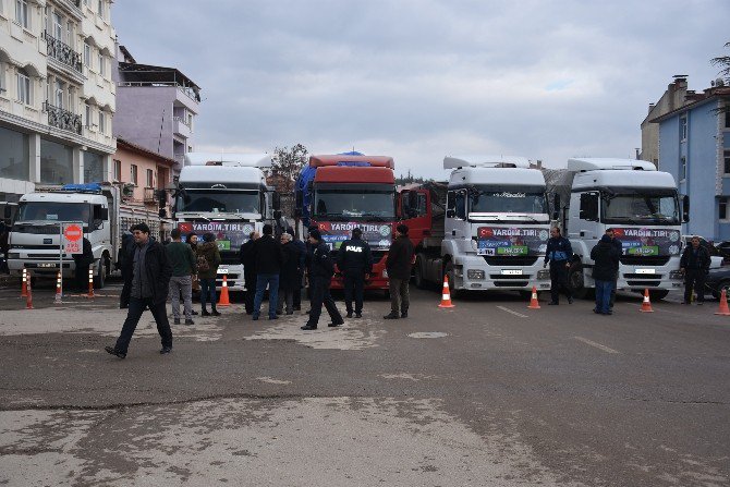 Dursunbey’in Yardımları Halep’e Ulaştı