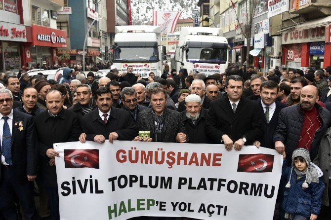 Gümüşhane’den Halep’e Yol Açtılar