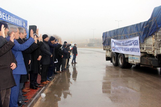 Şahinbey Belediyesinden Suriye’ye 5 Tır Yardım