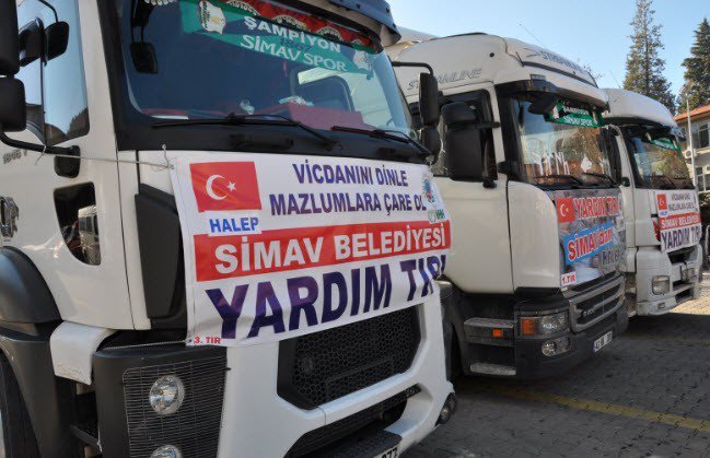 Simav’dan Halep’e Yardım