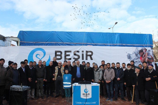 Tekirdağ’dan Halep’e 1 Yardım Tırı Daha Gönderildi