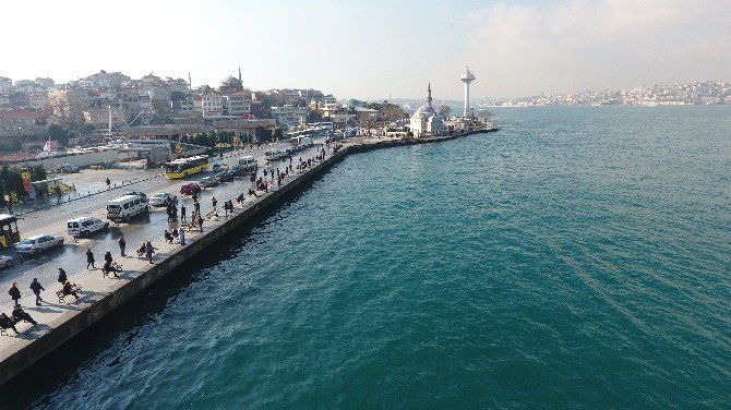 Dolgu Yapılacak Üsküdar Sahili Havadan Görüntülendi