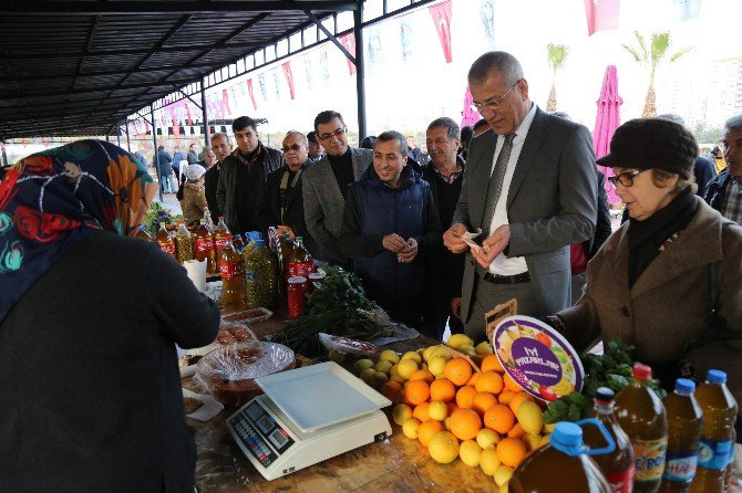 Mezitli’de 5. Kadın Üretici Pazarı Açıldı