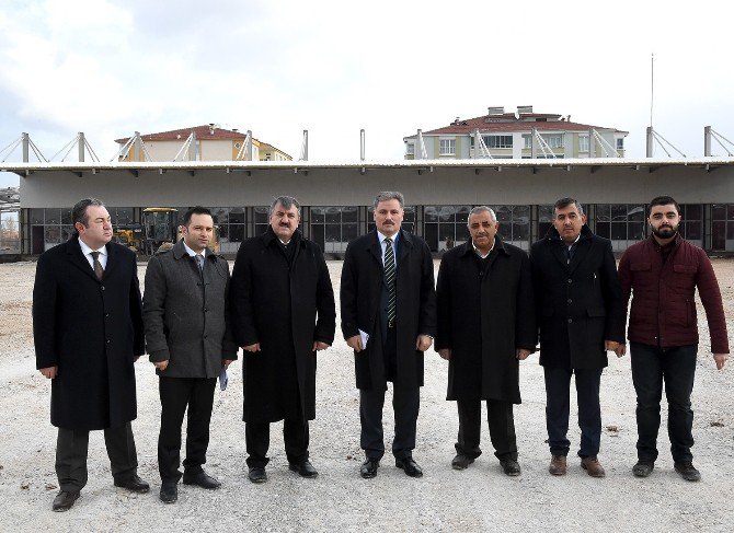 Çakır Terminal İnşaatı Çalışmalarını Yerinde İnceledi