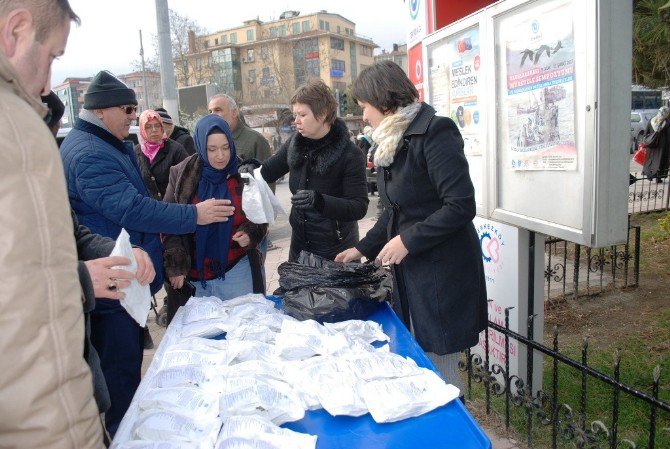 Çerkezköy Ve Çorlu’da Adaçayı Dağıtıldı