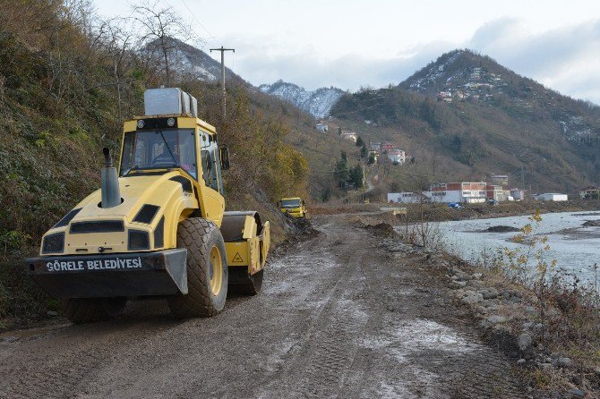 Görele’de Hürriyet Mahallesi Yeni Yoluna Kavuştu