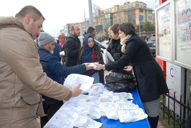 Çerkezköy Ve Çorlu’da Adaçayı Dağıtıldı