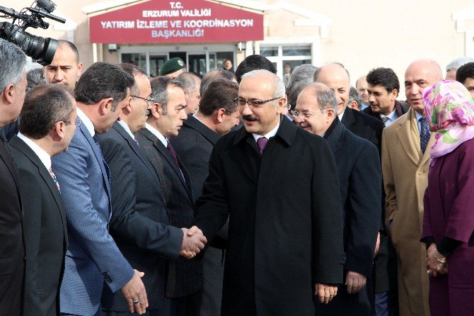 Bakan Akdağ Ve Elvan, Erzurum’da