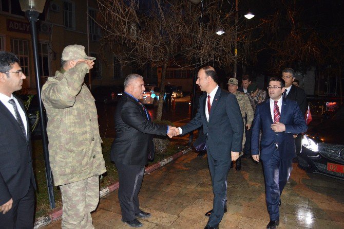 Vali Erin Yaralı Polis Memuruyla Bir Araya Geldi