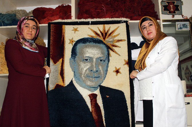 Cumhurbaşkanı Erdoğan’ın Resmi İlmek İlmek Dokundu