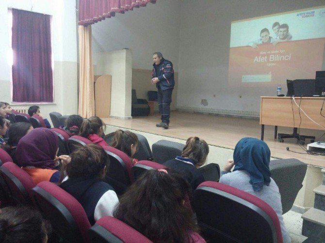 Marmaraereğlisi’nde Temel Afet Bilinci Eğitimi