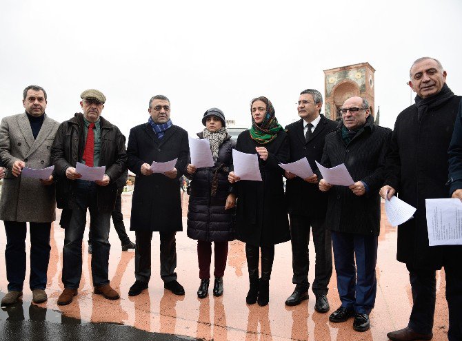 Chp’den "Anayasa Değişiklik Teklifine" Eş Zamanlı Protesto