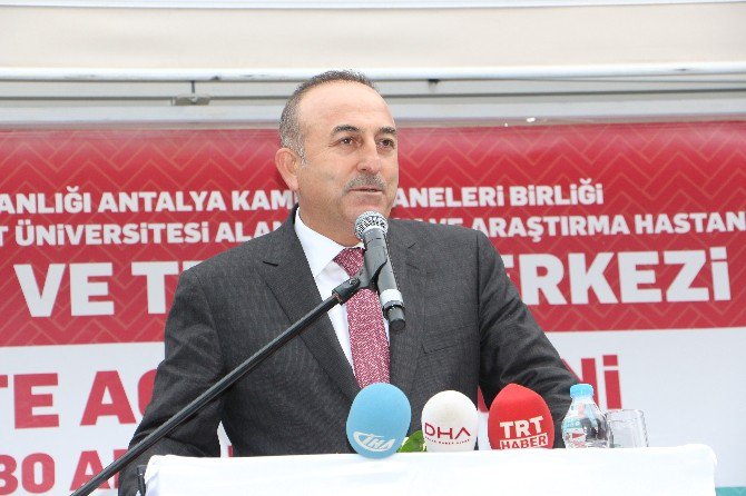 Bakan Çavuşoğlu: 