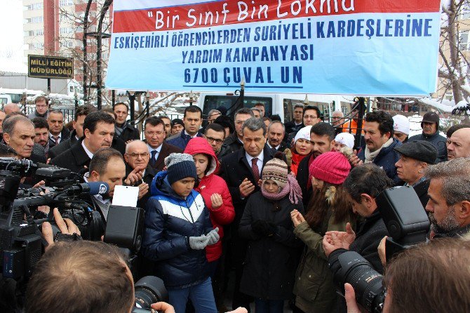 Eskişehir’de Halep İçin “Bir Sınıf Bin Lokma” Kampanyası