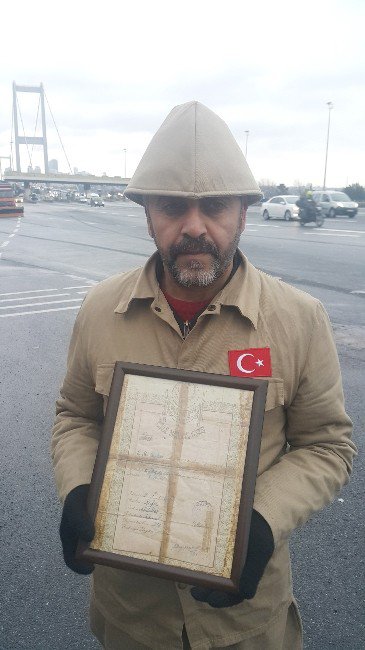 15’lilerin Torunları 15 Temmuz Şehitler Köprüsü’nde Nöbeti Devraldı