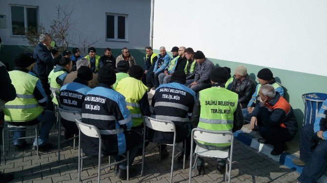 Başkan Kayda, Temizlik İşçilerinin Yeni Yılını Kutladı