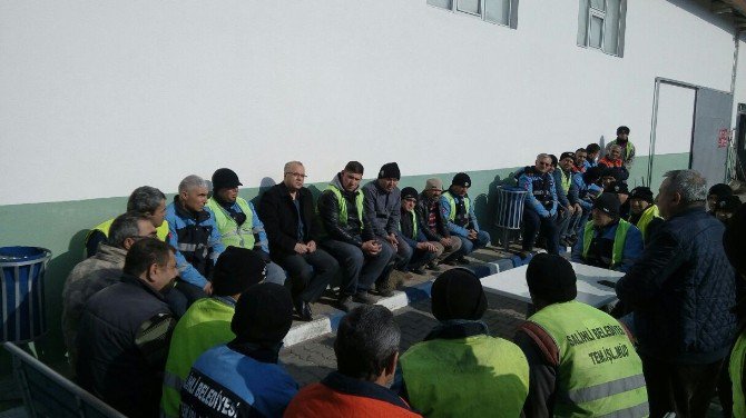 Başkan Kayda, Temizlik İşçilerinin Yeni Yılını Kutladı