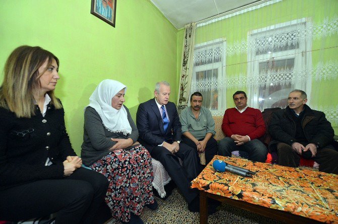 Başkan İnönü, Şehit Ailesini Yeni Yıla Girerken Yalnız Bırakmadı