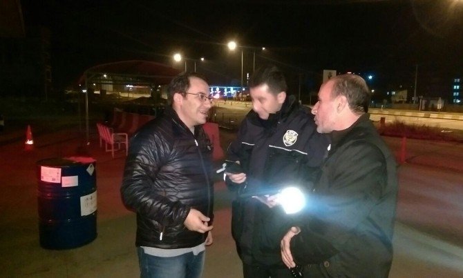 Kaymakam Kaya Yılbaşı Gecesi Denetim Yaptı