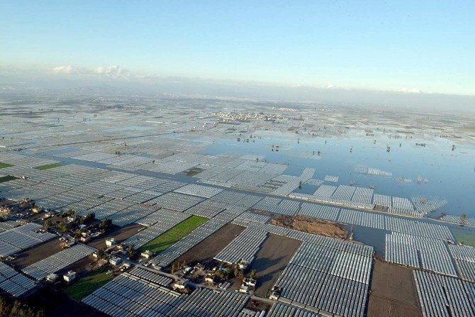Mersin’deki Felaket Havadan Görüntülendi