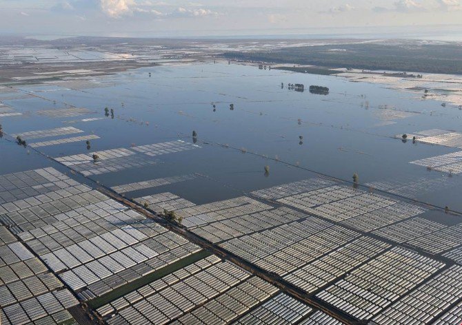 Mersin’deki Felaket Havadan Görüntülendi