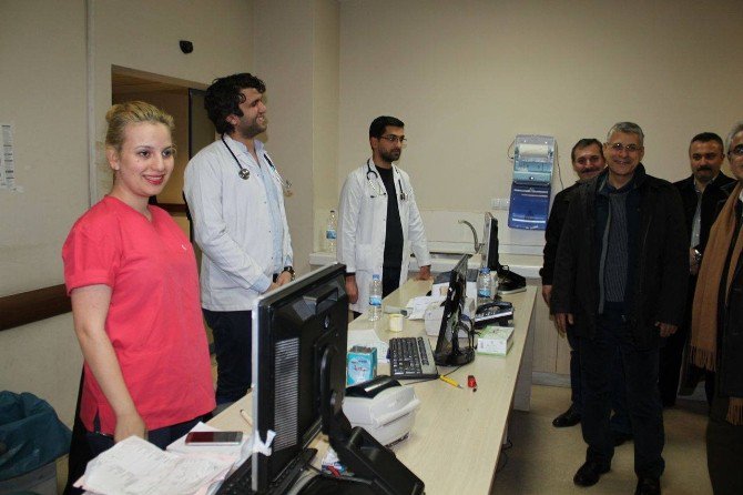 Vali Alpman, Yeni Yıla Güvenlik Güçleriyle Girdi