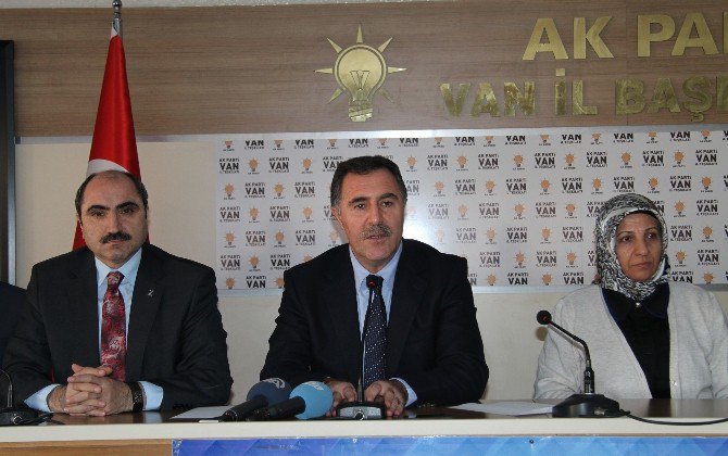 Ak Parti Genel Merkez Teşkilat Başkan Yardımcısı Aydın Van’da