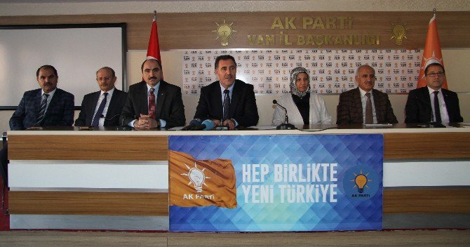 Ak Parti Genel Merkez Teşkilat Başkan Yardımcısı Aydın Van’da