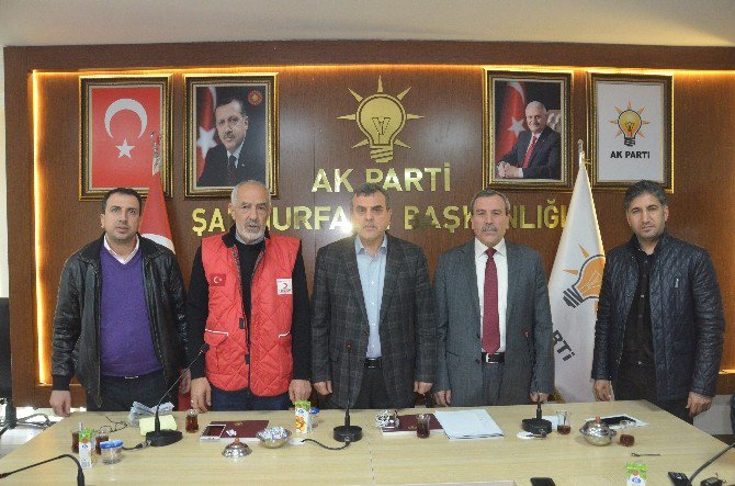 Ak Parti Viranşehir İlçe Başkanlığından Halep’e Yardım