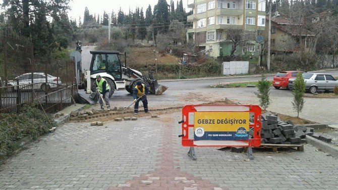 Gebze’de Parke Çalışmaları Sürüyor