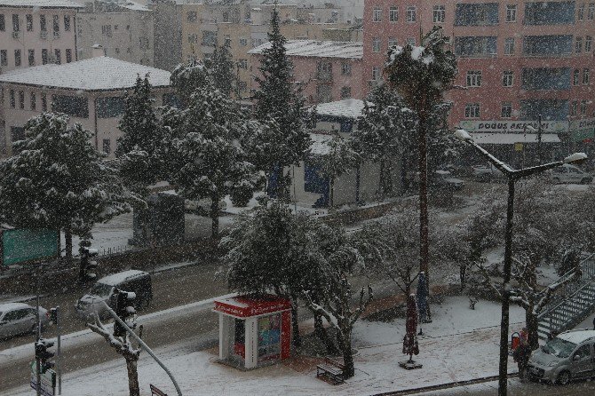 Mut’ta Kar Hayatı Olumsuz Etkiliyor