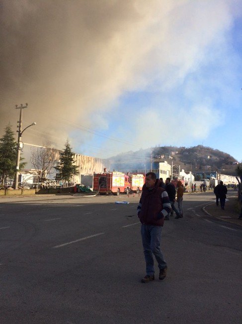 Arsin Organize Sanayi Sitesi’nde Yangın