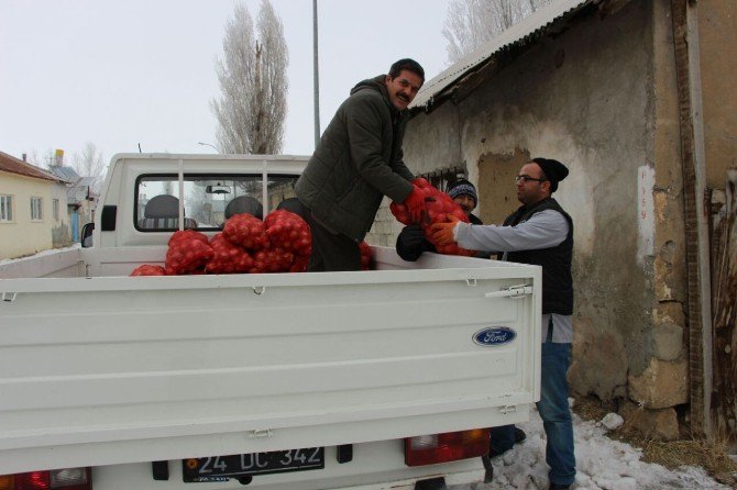 Erzincan Kyk’dan Halep’e 28 Ton Gıda Yardımı