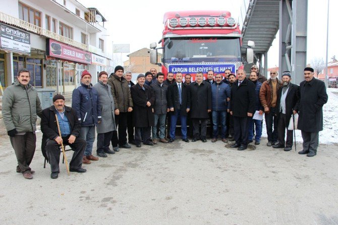 Erzincan Kyk’dan Halep’e 28 Ton Gıda Yardımı