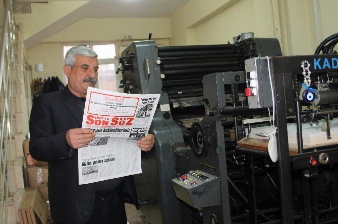 Siirt’te Sonsöz Gazetesi 41. Yayın Yılına Girdi