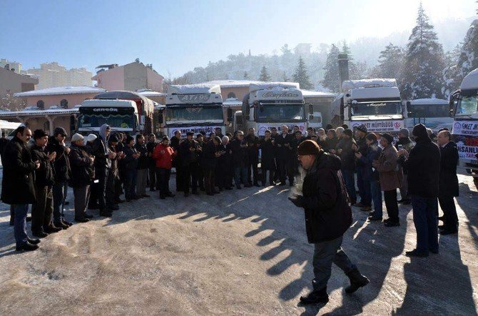 Emet’ten Halep’e 5 Tır Yardım